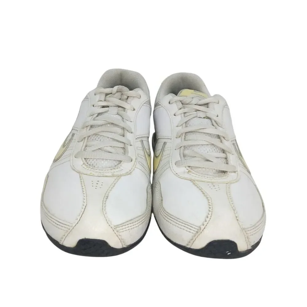 NIKE All Exceed Womens White w/Yellow Accents Running Sneakers - Size: 8